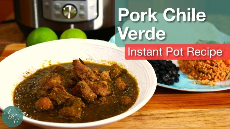 Savory Instant Pot Pork Chile Verde in 30 Minutes
