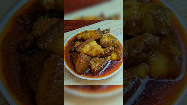 Line Hotel Style Pork Curry Recipe #shorts #viralshorts #trendingshorts #aditihubbycookingvlogs