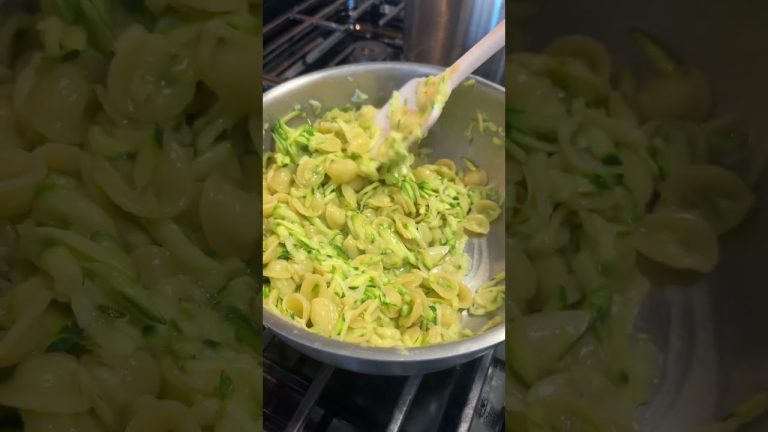 grated zucchini pasta