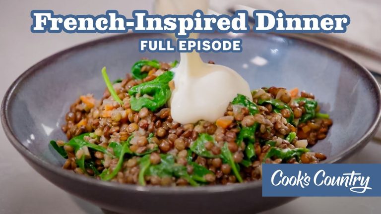 Easy French Dinner: Lentilles du Puy + Trout Amandine | Cook’s Country Full Episode (S16 E14)