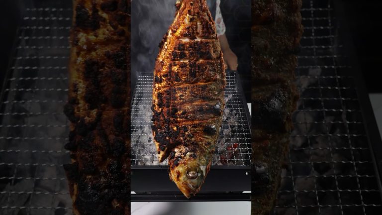 Sea Fish BBQ #shorts #asmr