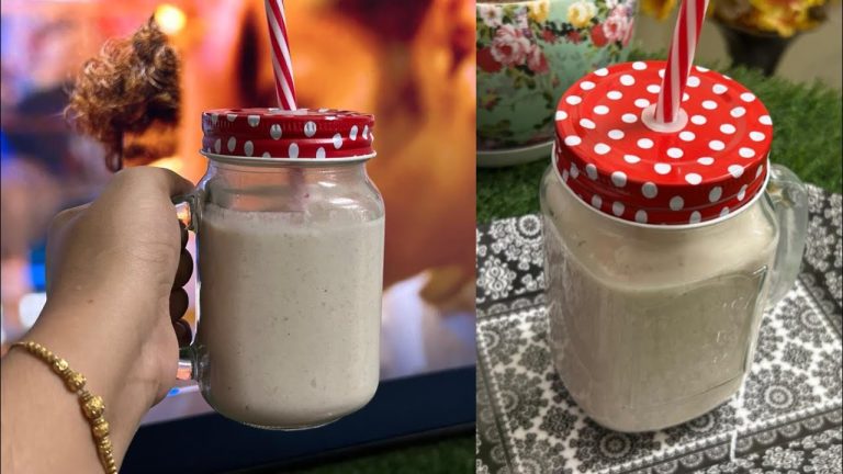 High Protein Banana Smoothie 🥤🥤/Healthy Breakfast Recipes Ideas 🤤🤤🤤/Super Teasty 🤤