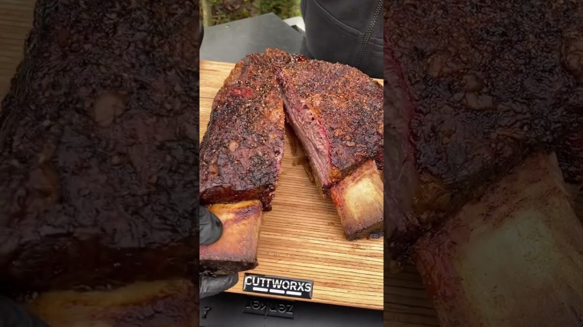 Dino Ribs 🥩🔥 #spareribs #steak #grill #bbq