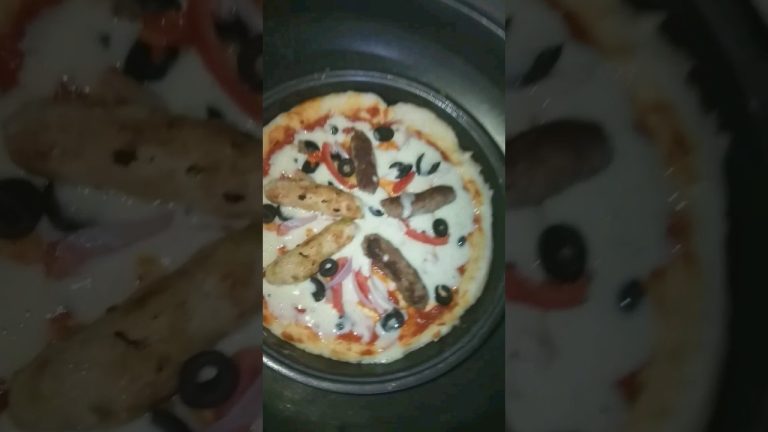 Double Pizza Beef and Chicken kabab #short #shorts #recipe