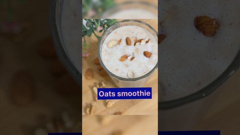 Oats smoothie for weightloss #breakfast smoothie recipe # shots/#trendingshorts #healthy
