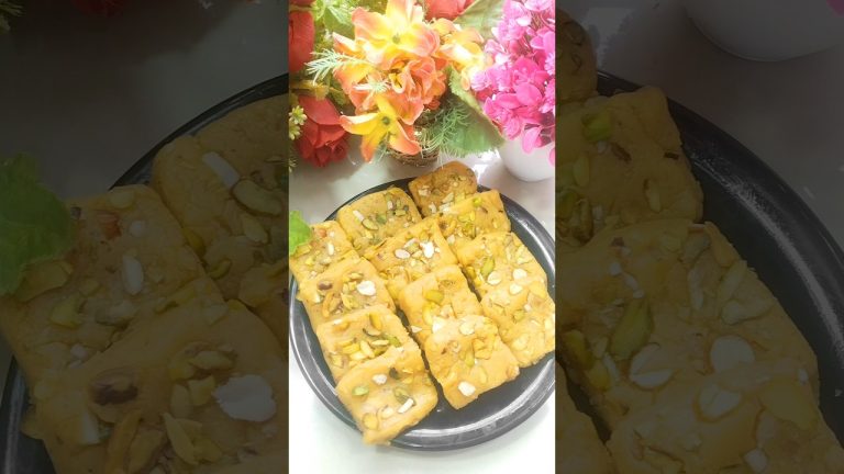 Easy and Super tasty besan ki barfi #recipe #shorts #sweet #cooking
