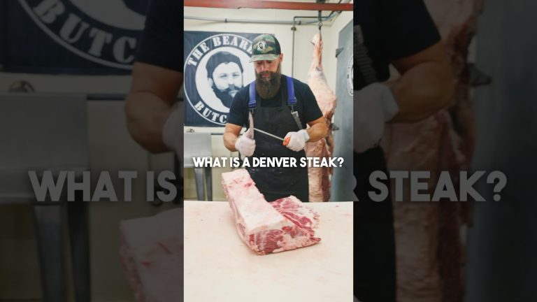 What is a Beef Denver Steak? 🥩 🔪 #shorts #beef #butcher