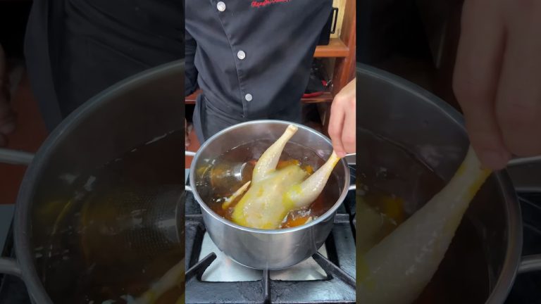 Crispy skin and juicy meat with this method