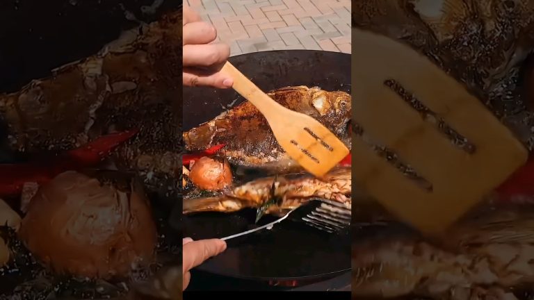 FRIED FISH on TANDIR. #FOOD #RECIPES #COOKING #FISH #friedfish #shorts