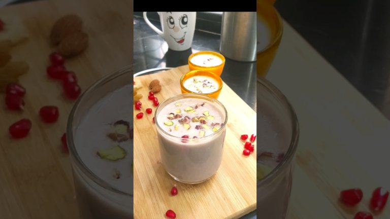 pomegranate smoothie ❤️ #shorts #shortfeed #trending #viralvideo