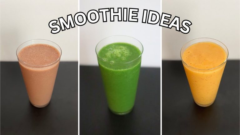 HEALTHY & EASY SMOOTHIE IDEAS