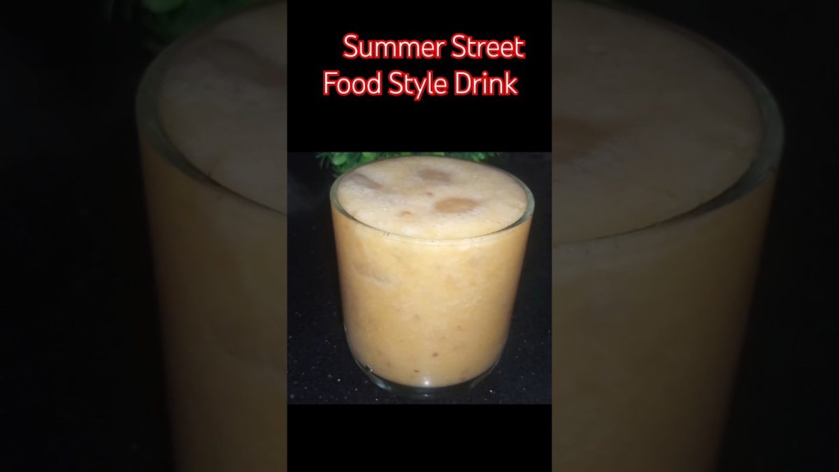 Fresh Peach Juice 🍑 Street Food Style peach juice Recipe at home| Summer Drink Ideas #shorts#short