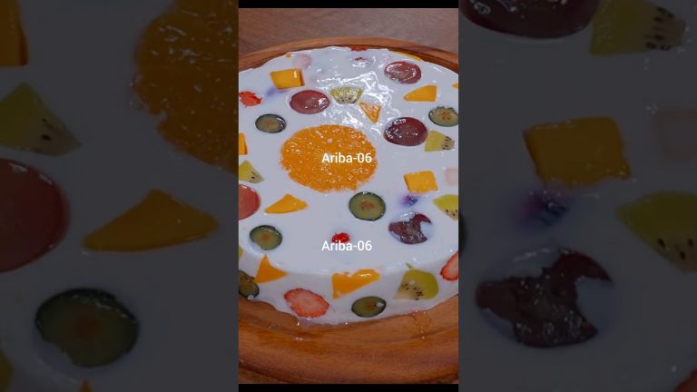 ফ্রুট ডিজার্ট#fruits dessert recipe #Shorts#youtubeshorts#Shortsfeed#ariba-06#youtubeshorts #recipe.