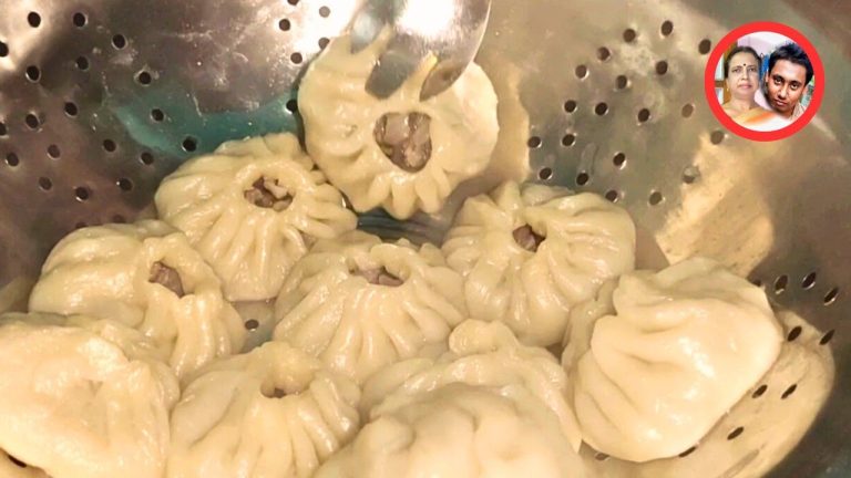 Nepali Style Steam BEEF MOMO at home without STEAMER !!!