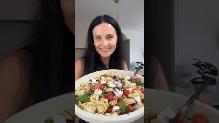 Tortellini Pasta Salad (Italian Dressing)