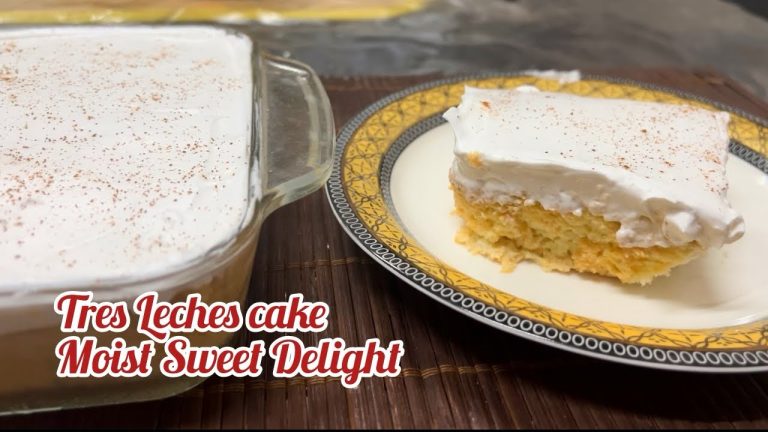 Tres Leches Cake | Three Milk Cake | Sweet and Creamy Dessert Recipe
