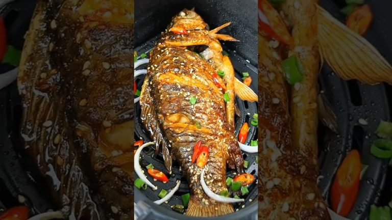 🐠 fish Perfect Spiced Fish Fry 🌶️🥵 | Quick & Delicious Recipe in 10 seconds #short #cooking #fish