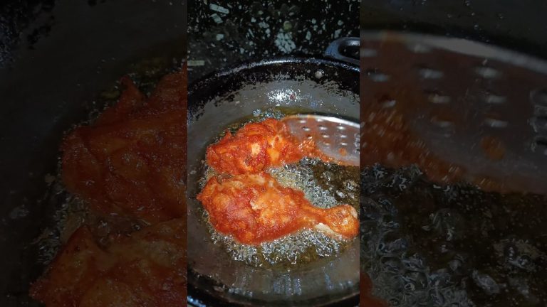 స్ట్రీట్ స్టైల్ స్పైసి చికెన్ లెగ్ పీస్🍗||Spicy Chicken Leg piece#chicken #friedchicken#food