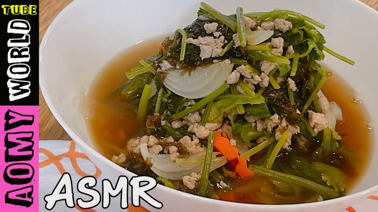 Satisfying And Tasty Seaweed Soup | ASMR COOKING | Thai Recipes | AomyWorldTUBE | YUMMY
