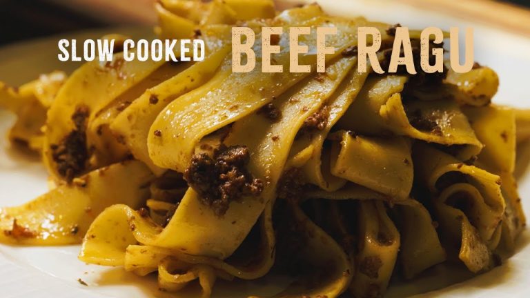 Crockpot Beef Ragu with Pappardelle Pasta | Easy & Delicious Recipe