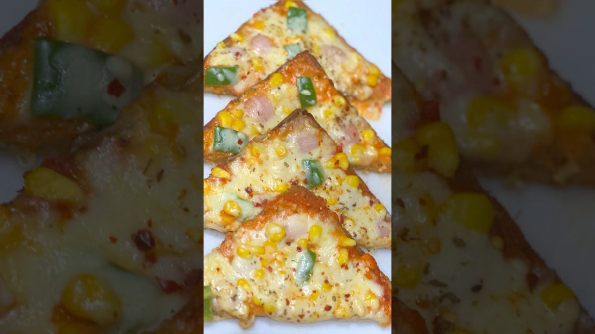 Bread Pizza Recipe | ब्रेड पिज़्ज़ा रेसिपी |Bread pizza #viralvideo #trending #shorts
