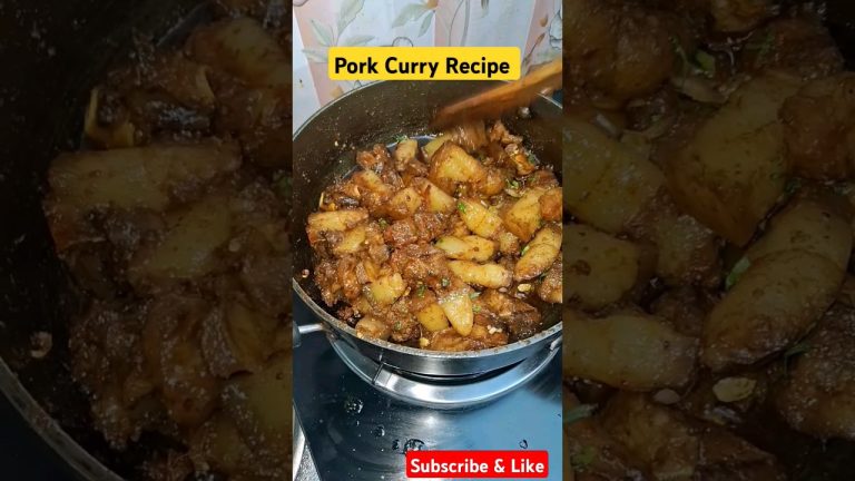 pork curry recipe #shorts #shortvideo #porkrecipe #ytshort