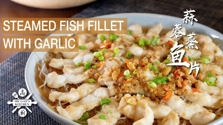 How to Cook Steamed Fish Fillets with Garlic at Home | Fish Recipe | Garlic Recipe