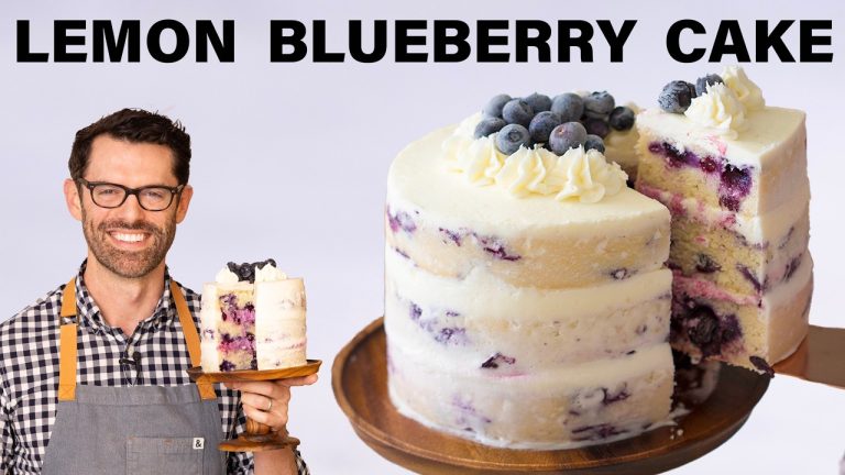 Easy Lemon Blueberry Cake Recipe