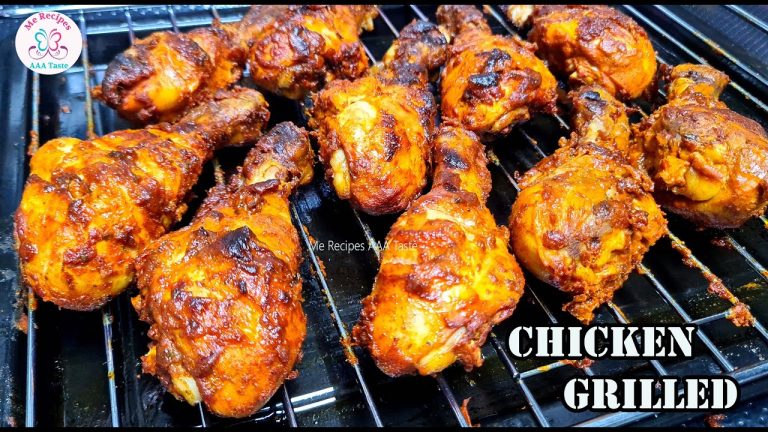 Quick Grilled Chicken | Gas Grill | Grilled Chicken in Pan without oven | BBQ Chicken |