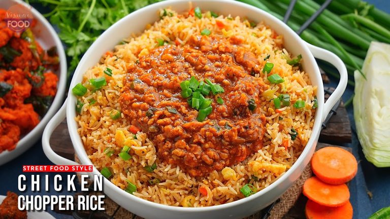 Chicken Chopper Rice – బిర్యానీలకి ధీటుగా నిలిచే చికెన్ చోపర్ ఫ్రైడ్ రైస్ | Best Street Food