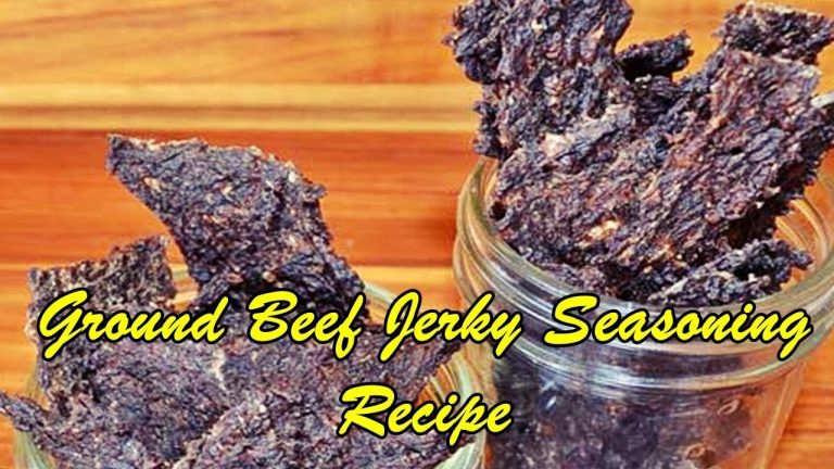 Ground Beef Jerky Seasoning Recipe