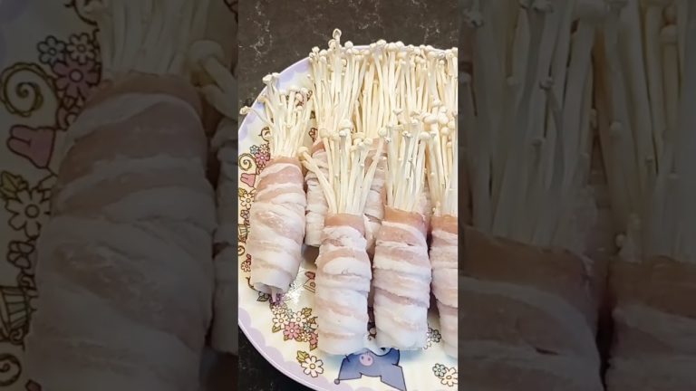 Mushroom Pork Roll #food #trending #viralvideos #shorts #short