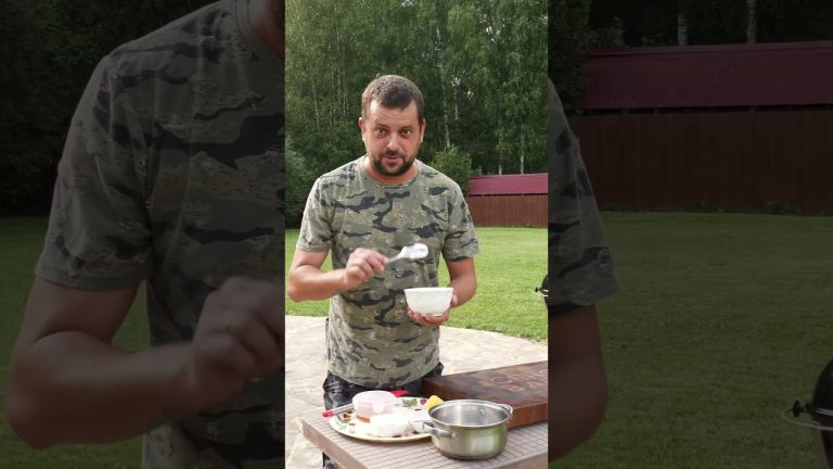 Свиные ребра на угольном гриле. #ребра #гриль #шашлык