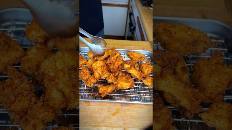 How to make super easy fried chicken popcorn | Easy chicken popcorn recipe