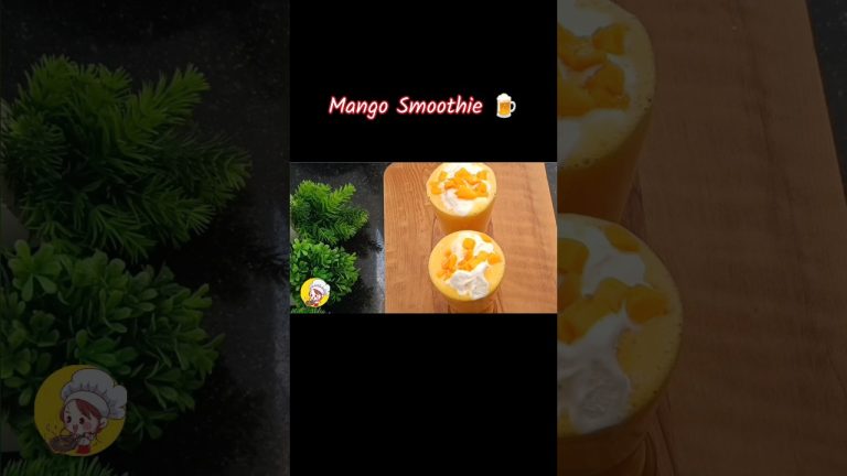 Mango smoothie | Mango Milkshake 😋 #trending  #shorts #mango