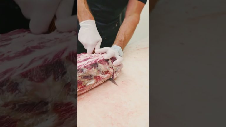 We aged these Ribeyes for 42 days! 🥩🔥 #shorts #beef #dryager #ribeyes