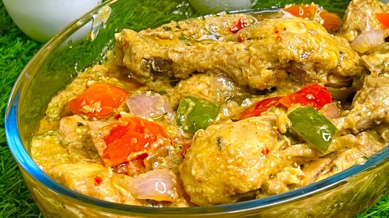 Karahi Chicken Hussaini Recipe ❤️ | Delicious Dawat Special Shahi Chicken Recipe | White Chicken