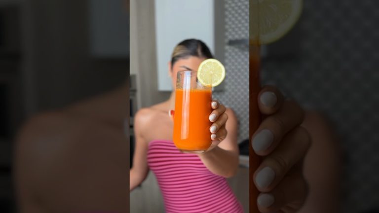 Jugo para una piel BRONCEADA y LUMINOSA! 🥕✨ #juice #juicewrld #recetas #recipe #skincare