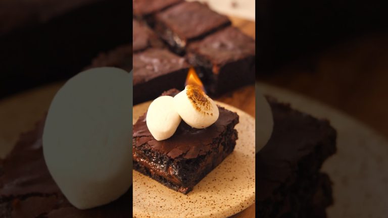 Decadent Mexican Hot Chocolate Brownies!