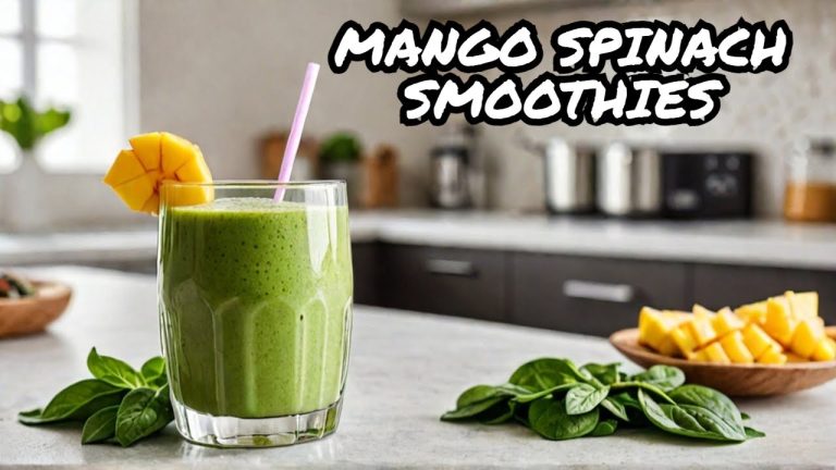 Delicious Mango Spinach Smoothie Recipe  Calwain Health TV