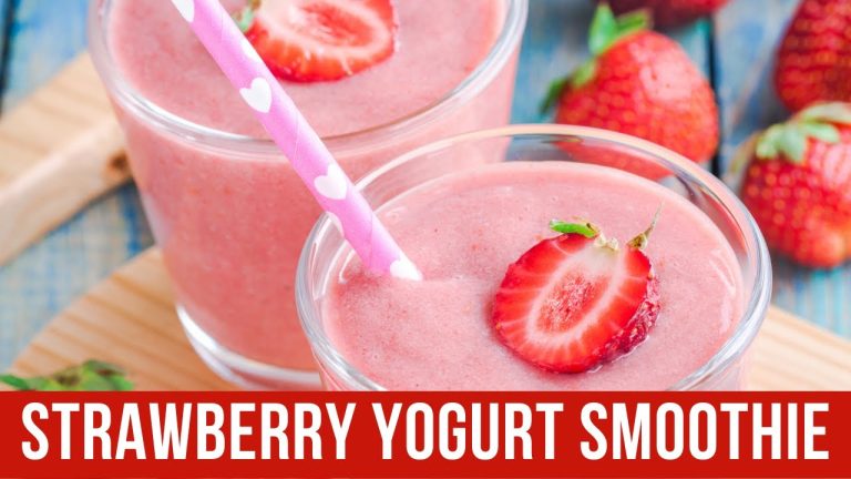 Strawberry Yoghurt Smoothie Recipe | Strawberry Yoghurt Smoothie | Bitrecipes