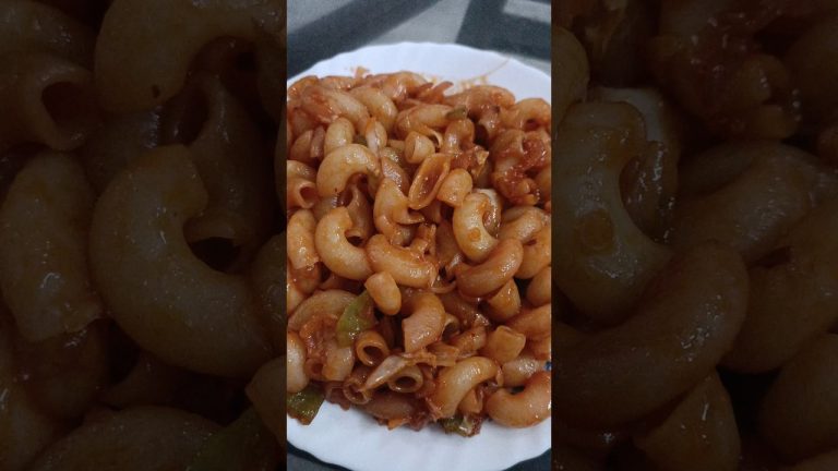 Delicious Macaroni Noodles Recipe | Quick & Easy Noodles at Home #shorts