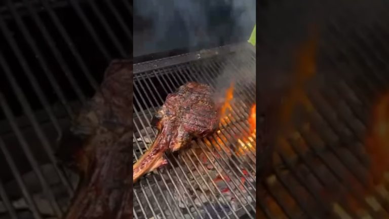 Fire up the grill, and let the good times chops roll.🥩#youtubeshorts #food #viralreels