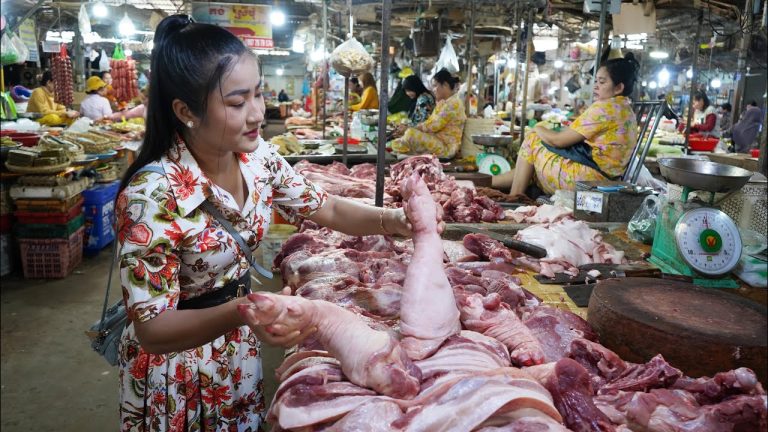 Market show and cooking : Yummy pork legs cooking with 2 recipe – Countryside Life TV