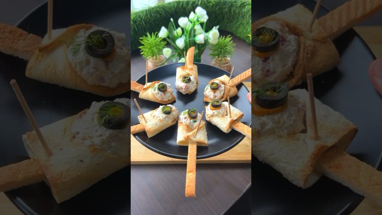 #shorts Best Party Starter – Bread Spoons #easyrecipes #ashortaday