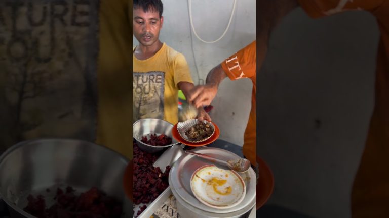 🤯Beef Tawa Curry Just 50₹ At Mylapore 🥵 | Welcome Beef 🥩 #shorts  Foods Cinema