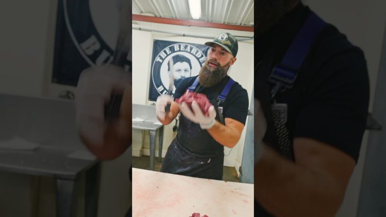 Tajima wagyu beef jerky 🔪 #shorts #beef #wagyu #butcher