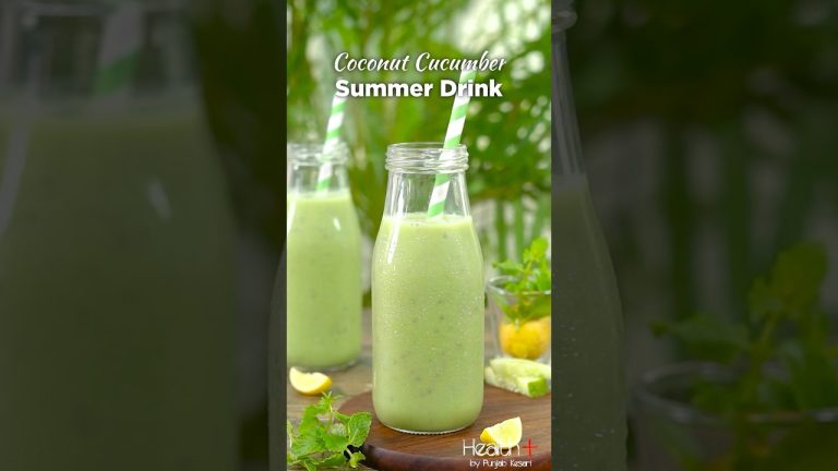 Coconut Cucumber Summer Drink