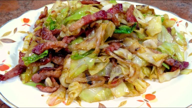 Stir-Fried Cabbage and Pork Recipe / World of Flavor