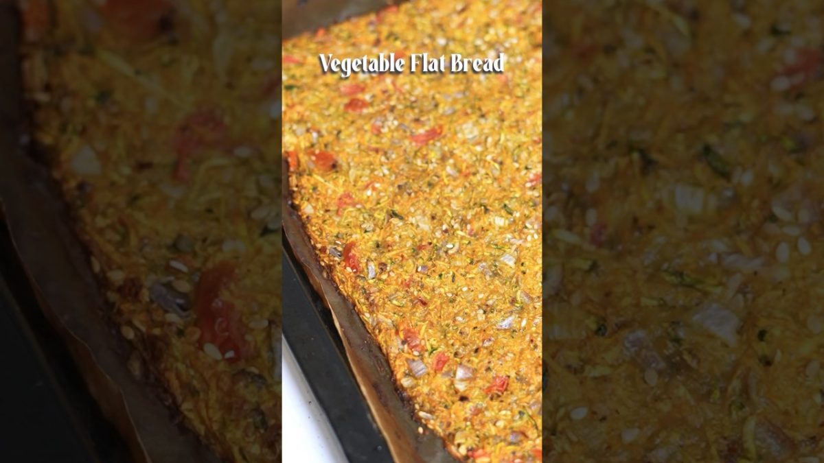 Vegetable Flat Bread 🍆🥒🥕🫓 #viralvideos #recipe # #masterchefabinasnayak #ytshorts